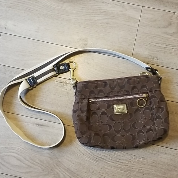 Coach Handbags - Coach Poppy Brown Crossbody Bag